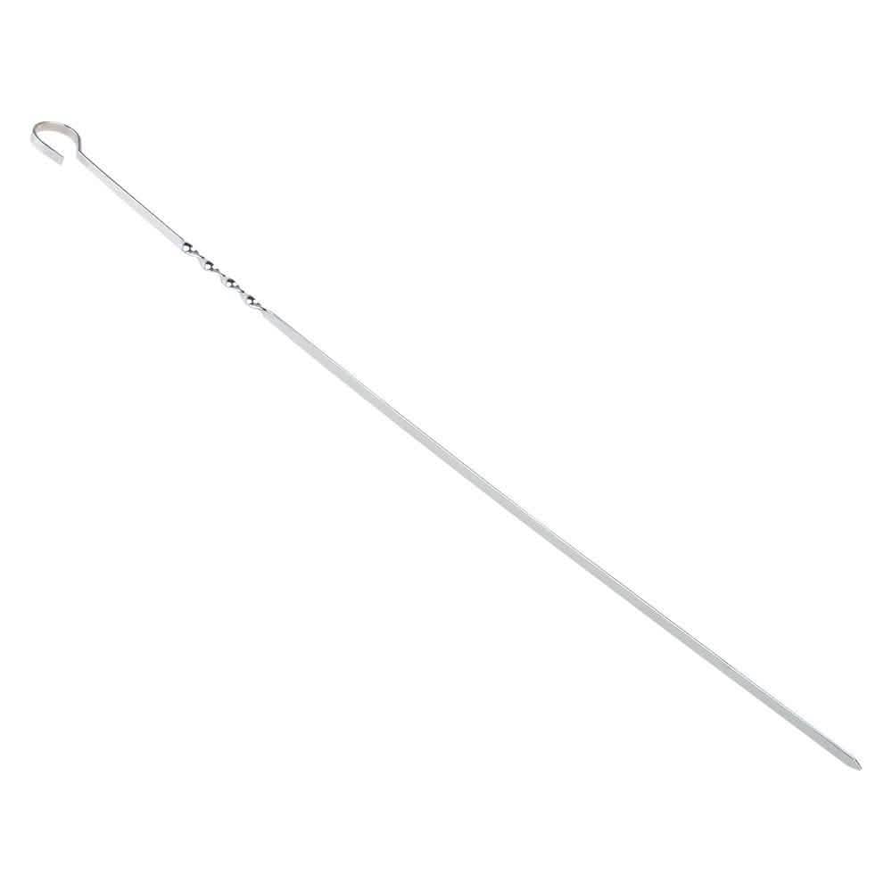 10-Piece: 15 Inches Stainless Steel Kabob Skewers