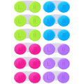 12-Pack: Colourful Contact Lens Case Box Holder
