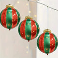 15-Pieces: Giant Shatterproof Christmas Hanging Ball Decorations