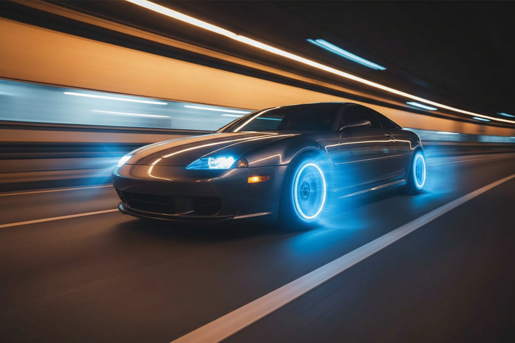 4-Pack: Motion Activated LED Tire Valve Stem Lights