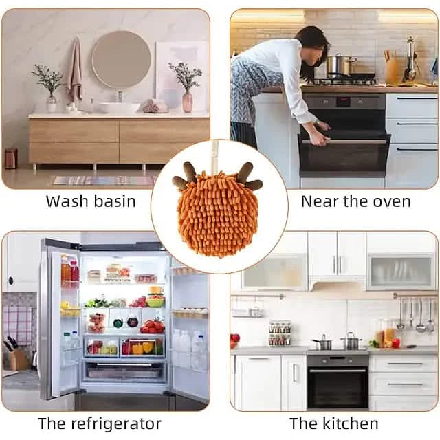 2-Pack: Chenille Hand Towels