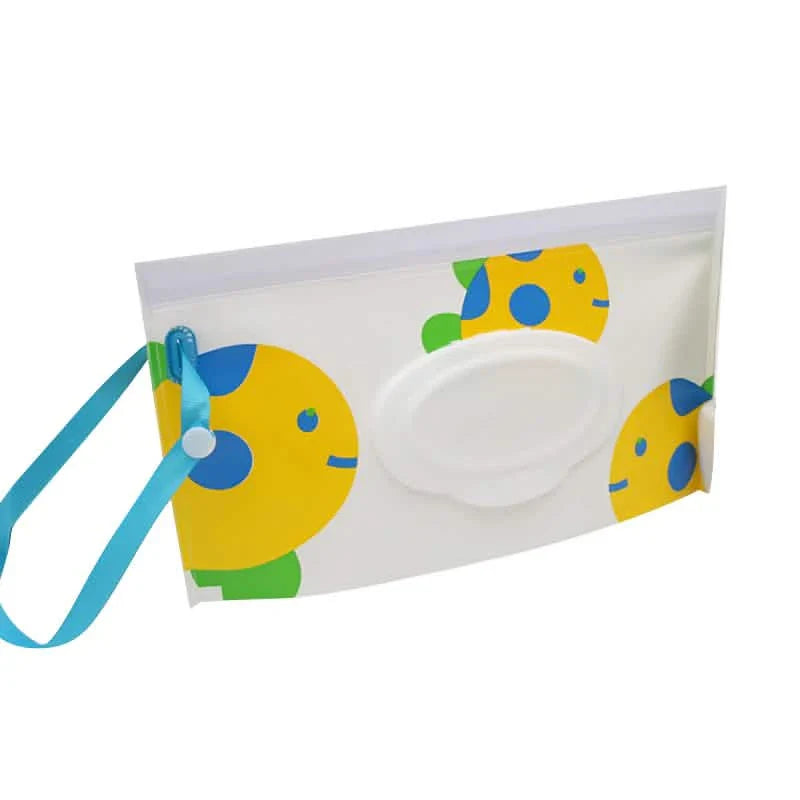 2-Pack: Reusable Wet Wipe Pouch