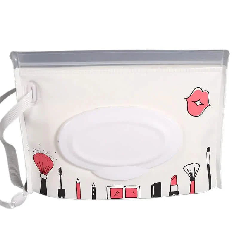 2-Pack: Reusable Wet Wipe Pouch