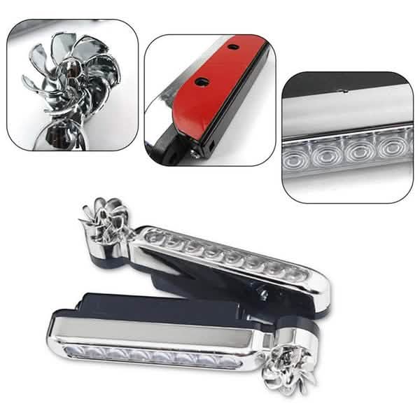 2-Pack: Wind Energy No Need External Power Supply Car