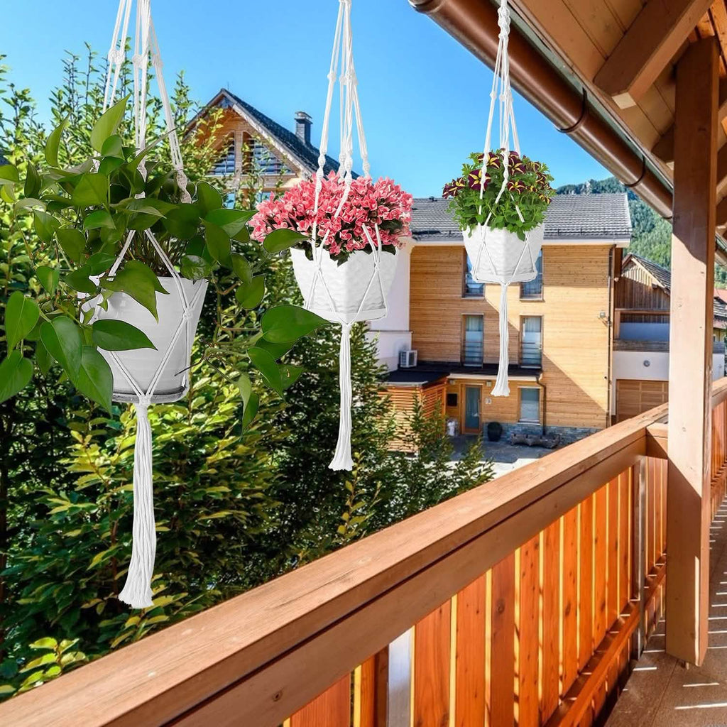 2-Piece: Plant Hanger Flowerpot Net Bag