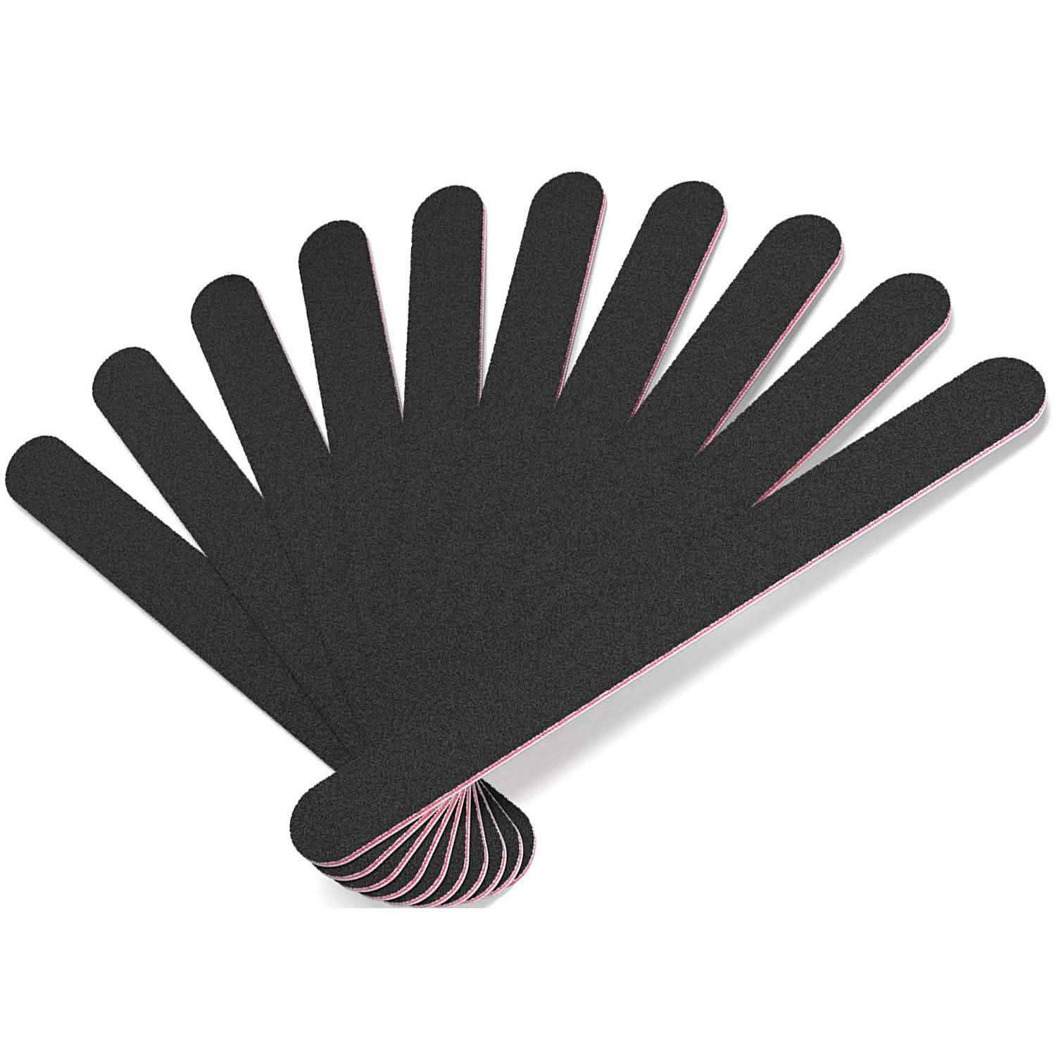 20-Pack: Professional Double Sided 100/180 Grit Nail Files