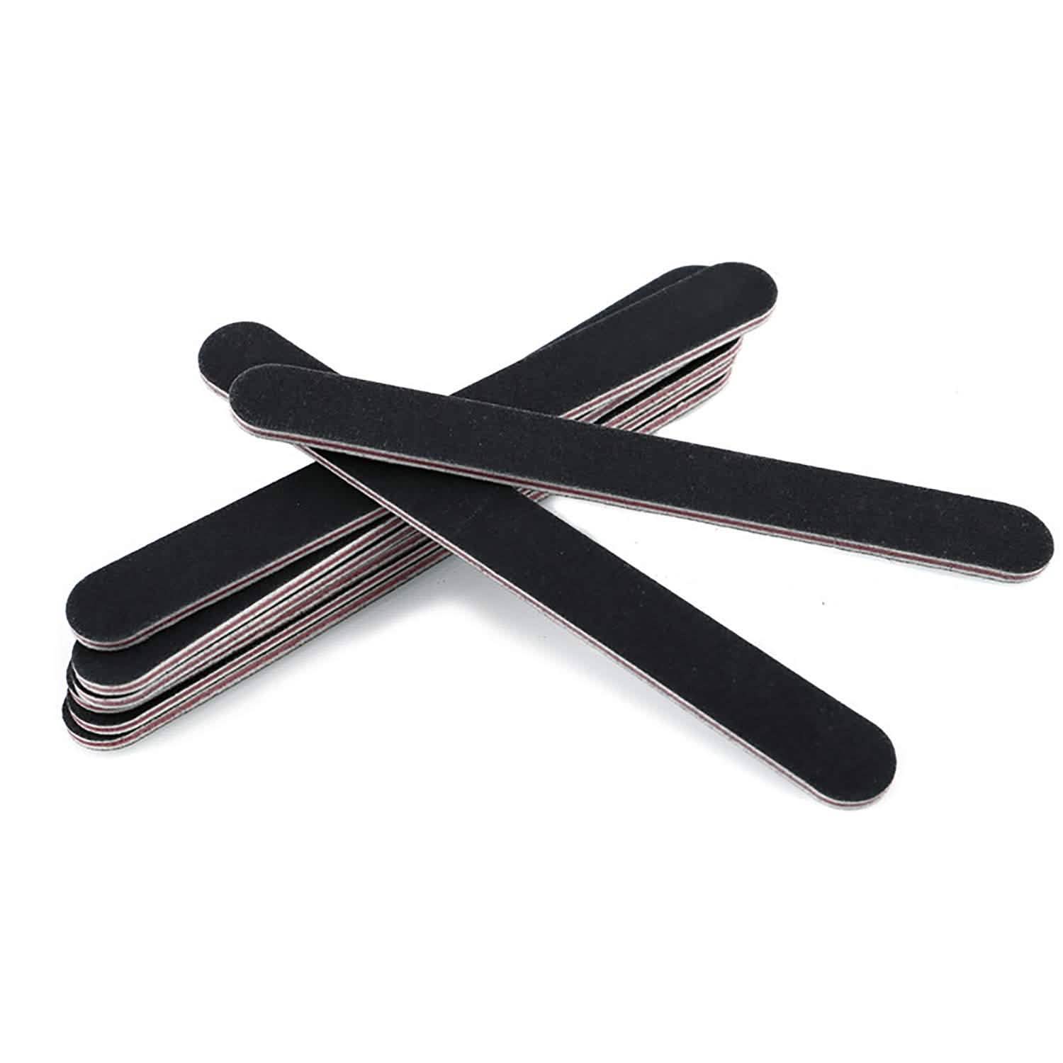 20-Pack: Professional Double Sided 100/180 Grit Nail Files