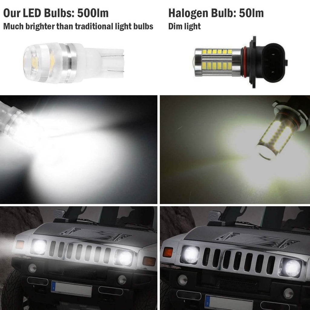20-Piece: LED Car Light Bulbs