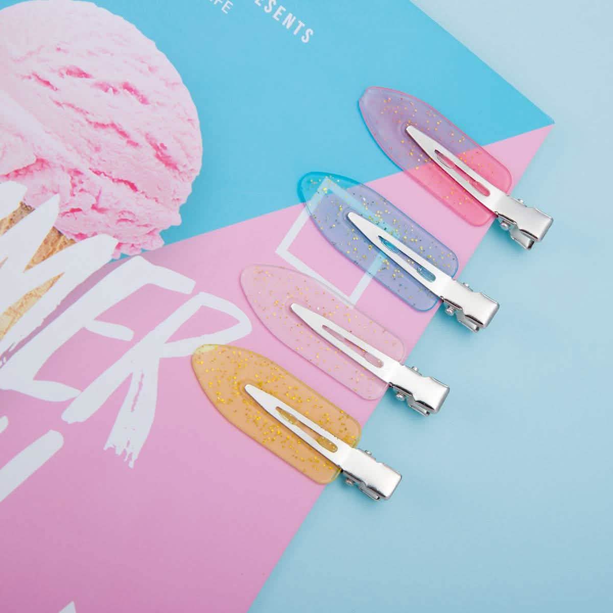 20-Piece: No Bend Hair Clips for Makeup Application