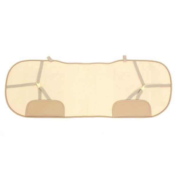 3-Piece: Breathable Bamboo PU Leather Car Seat Cover