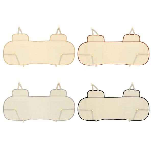 3-Piece: Breathable Bamboo PU Leather Car Seat Cover