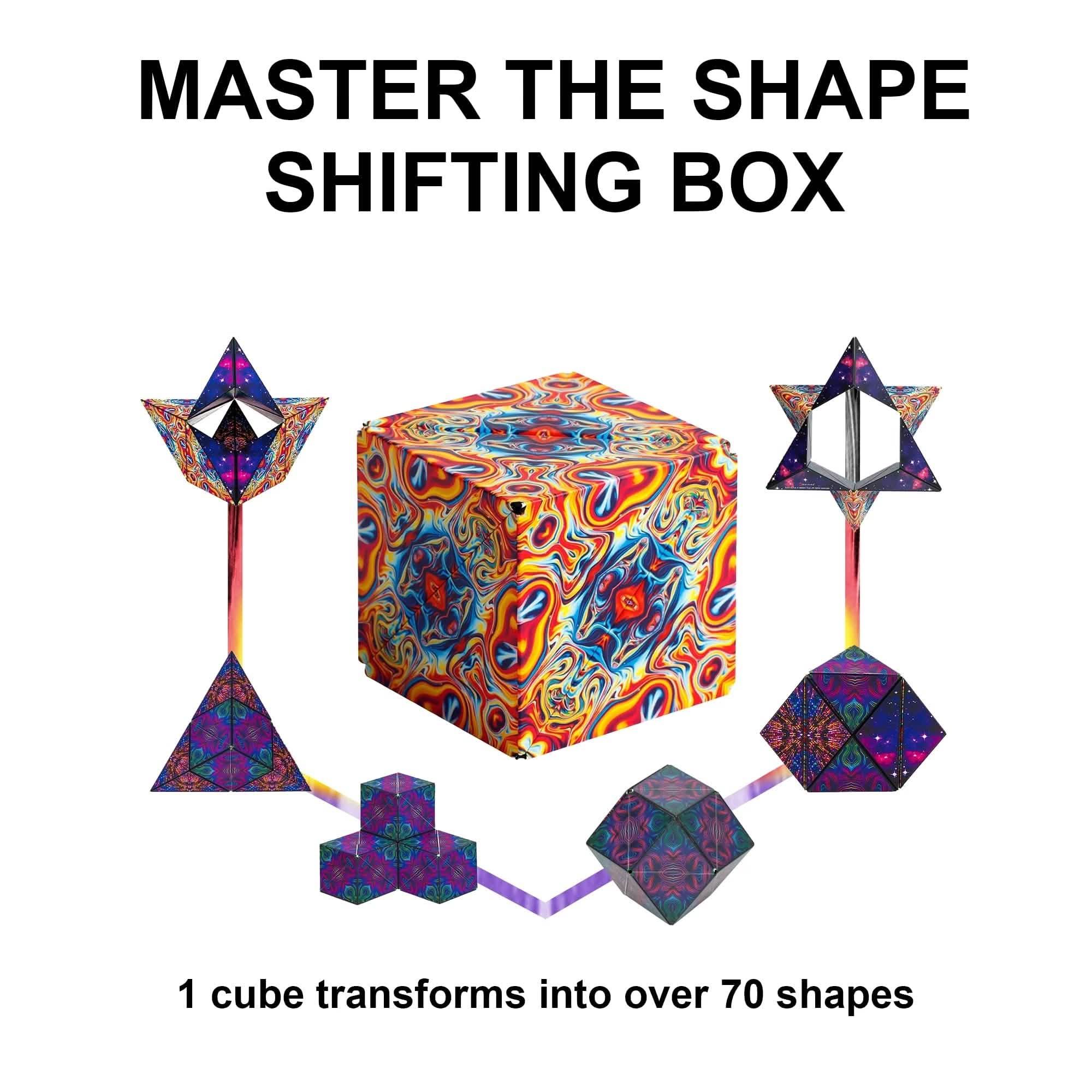 3D Changeable Magnetic Magic Puzzle Cube