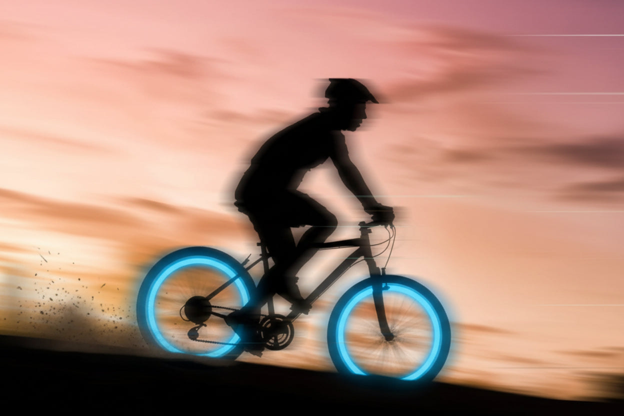 4-Pack: Motion Activated LED Tire Valve Stem Lights