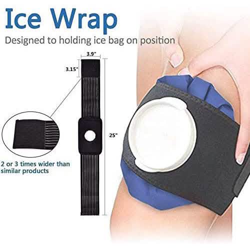 4-Pack: Reusable Ice Pack Hot Water Bag