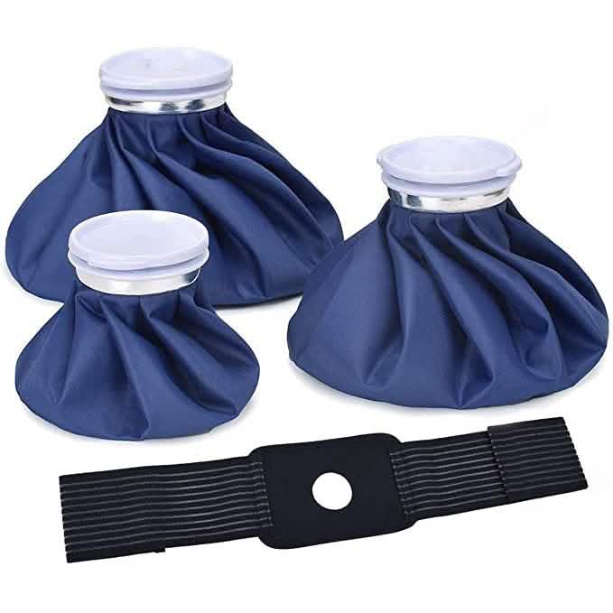 4-Pack: Reusable Ice Pack Hot Water Bag