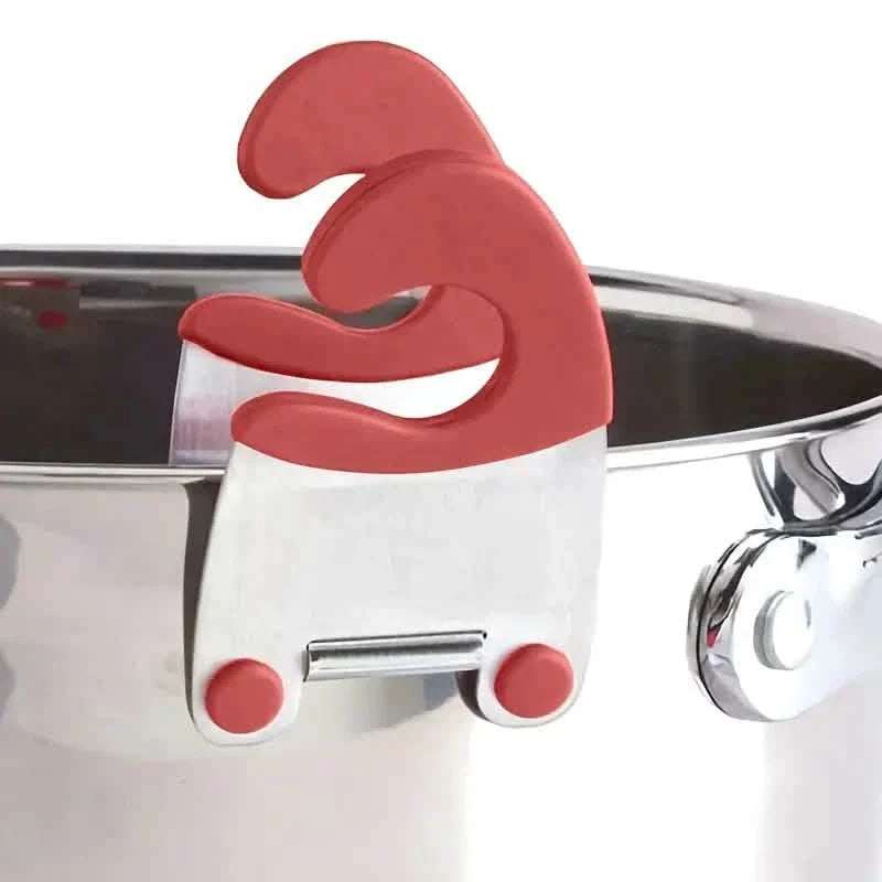 4-Pieces: Stainless Steel Pot Spoon Holder