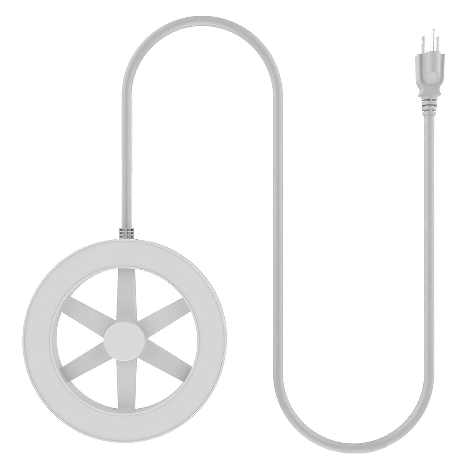 70W Bird Bath Deicer Aluminum Alloy Water Heater with Thermostat Auto Shutdown