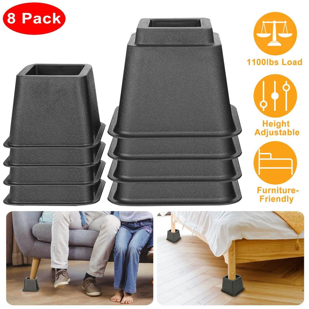 8-Pieces: Furniture Risers