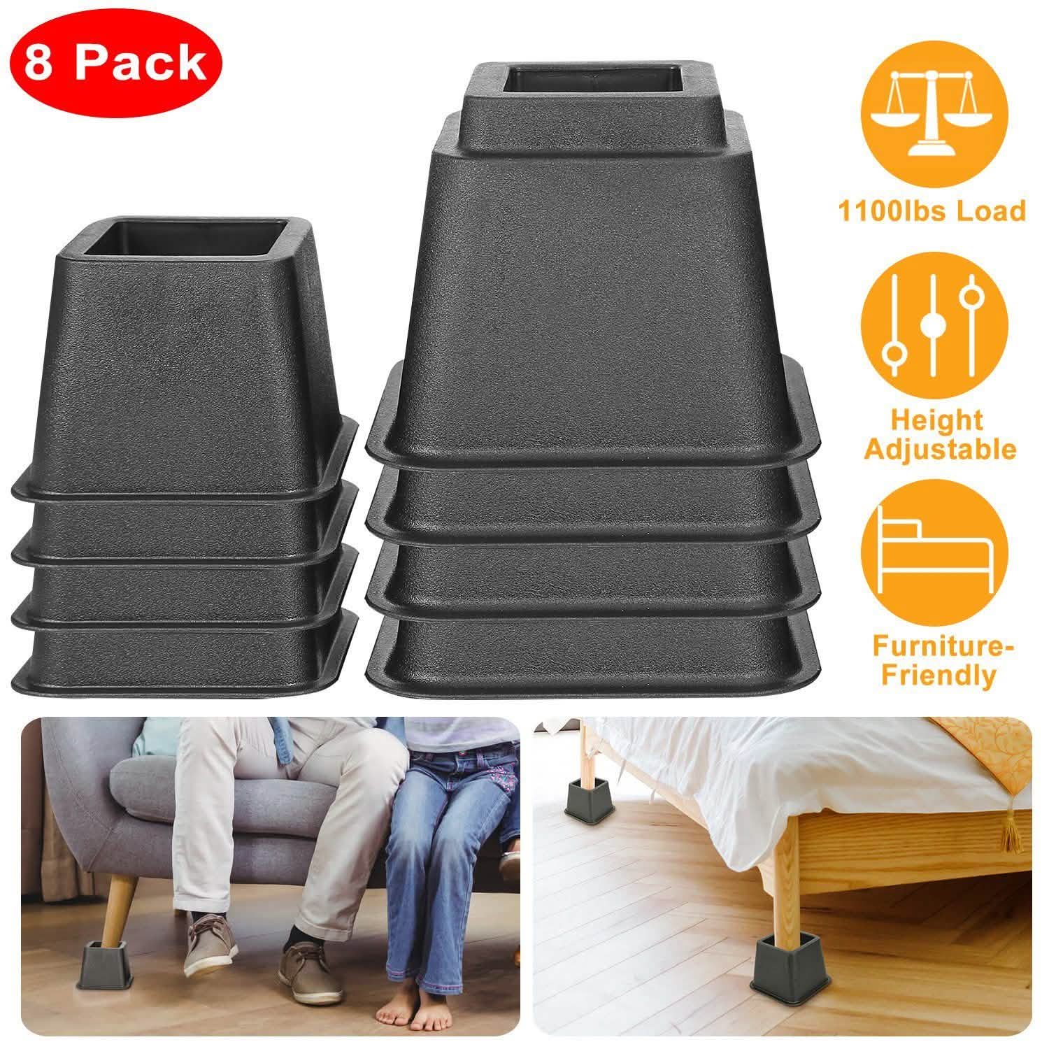 8-Pieces: Furniture Risers