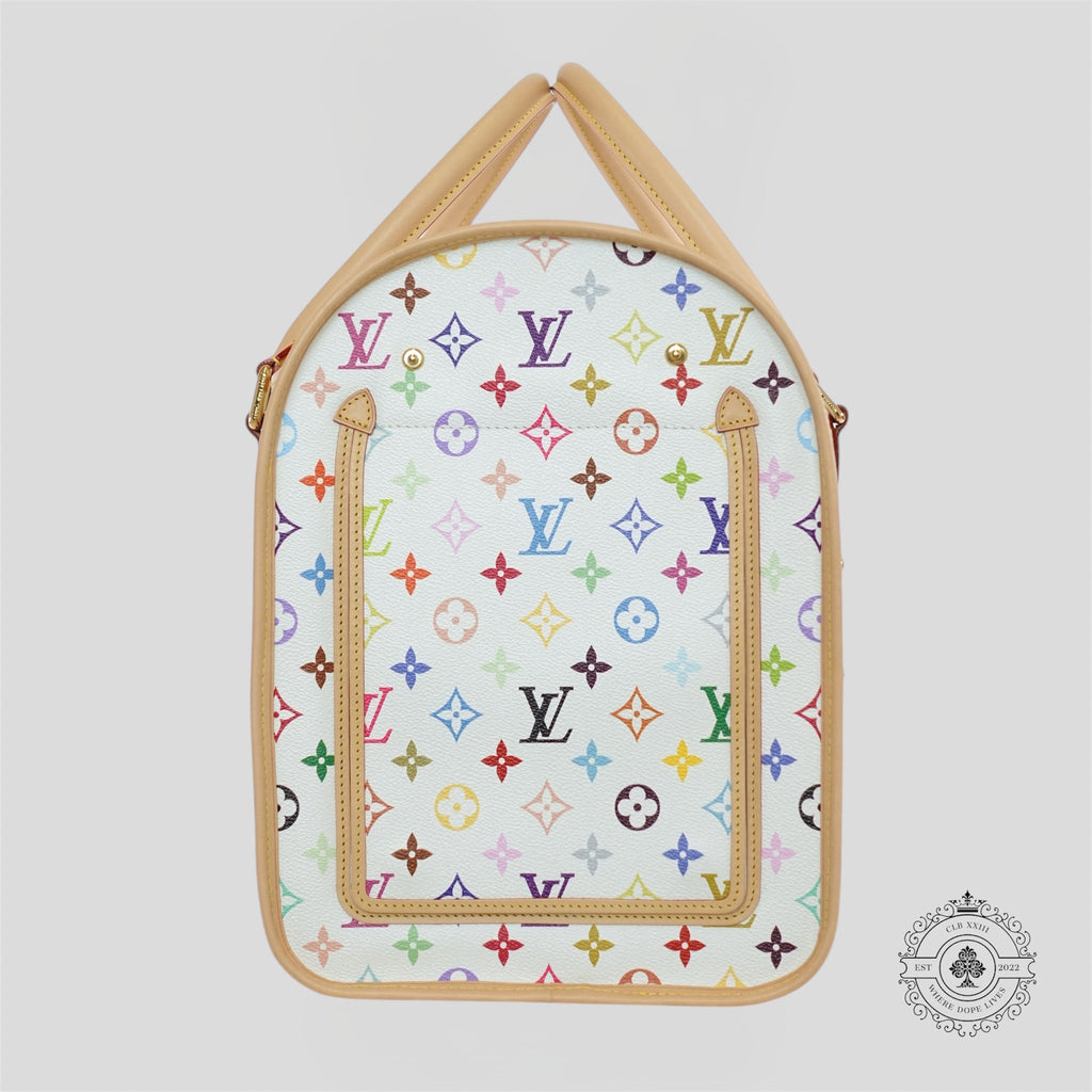 Louis Vuitton x Takashi Murakami Dog Bag in White