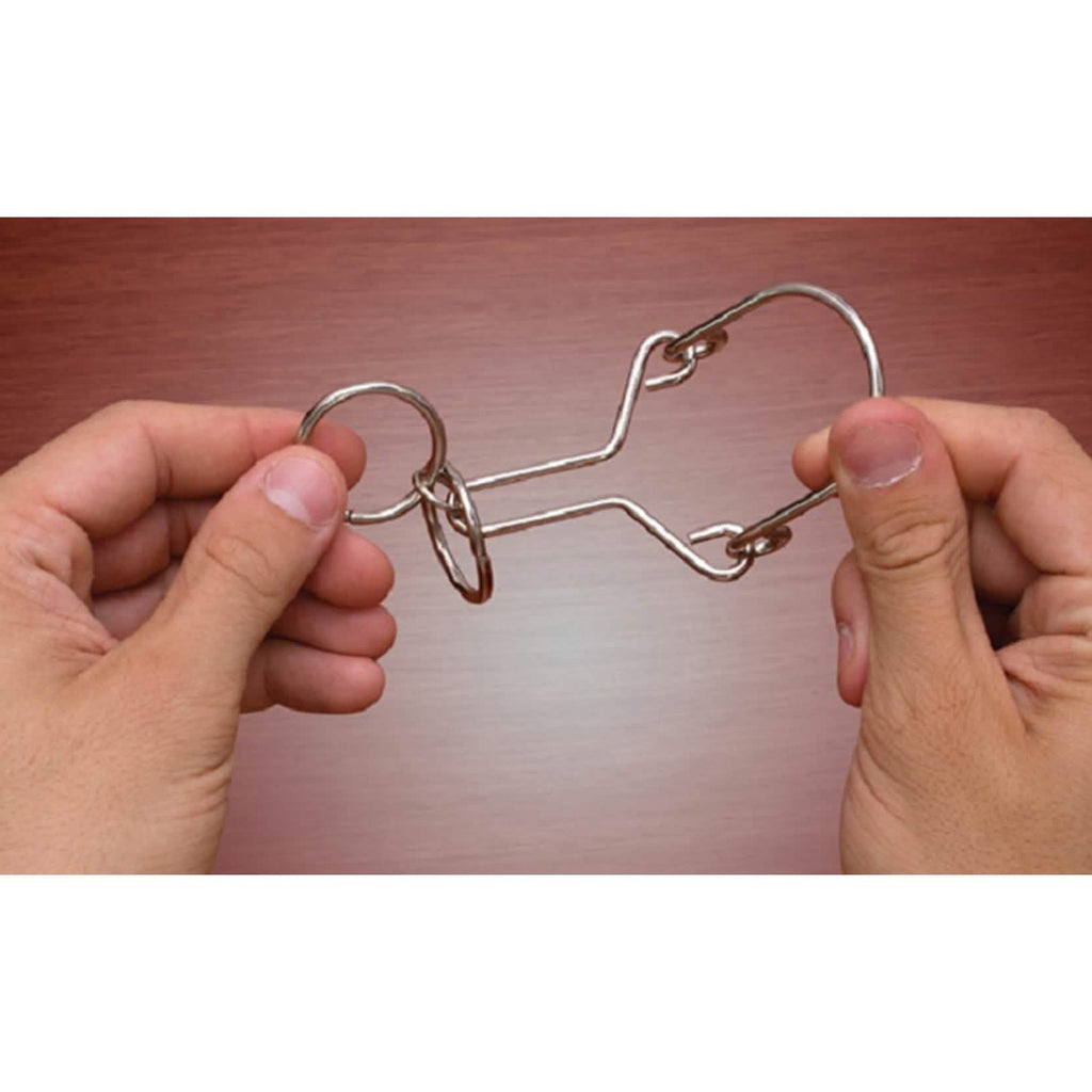 3-Pack: Brain Teasers Mind Games IQ Metal Puzzles