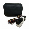 Sophia Full-Grain Leather Crossbody Bag – Double-Zip Travel & Everyday Purse