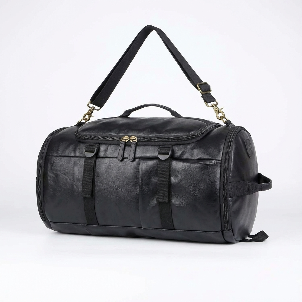 Men’s Leather Backpack – Convertible Work 40L Travel