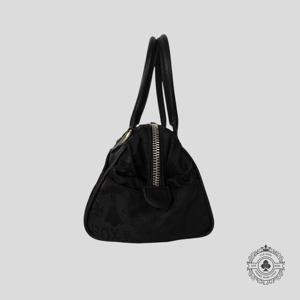 Chrome Hearts Multi Motif Nylon Mini Handbag in Black