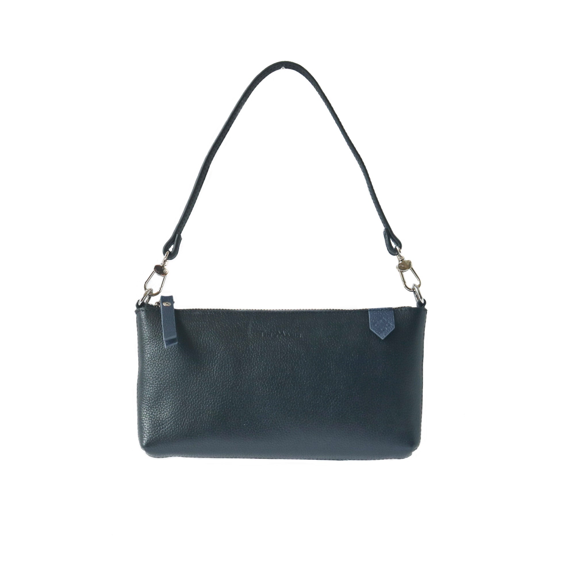 Elia Convertible Leather Bag – Clutch, Shoulder & Crossbody