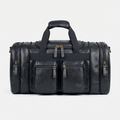Men’s Leather Duffel Bag – Carry-On Travel 40L Travel