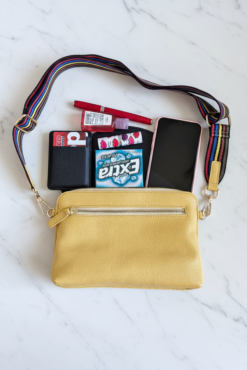Sophia Full-Grain Leather Convertible Waist Bag
