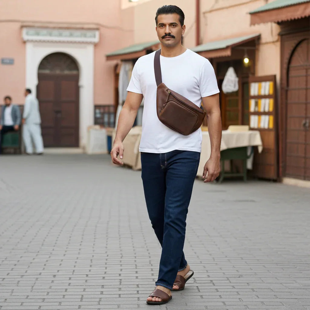 Full-Grain Leather Waist Pack