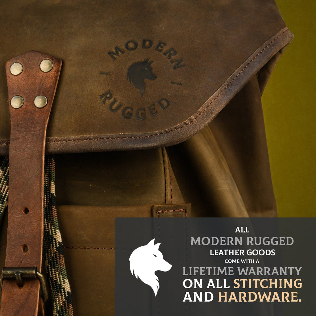Bovine Leather Sling Bag - Olive