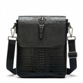 Men’s Croc-Embossed Leather Sling Bag – Modern Everyday Carry
