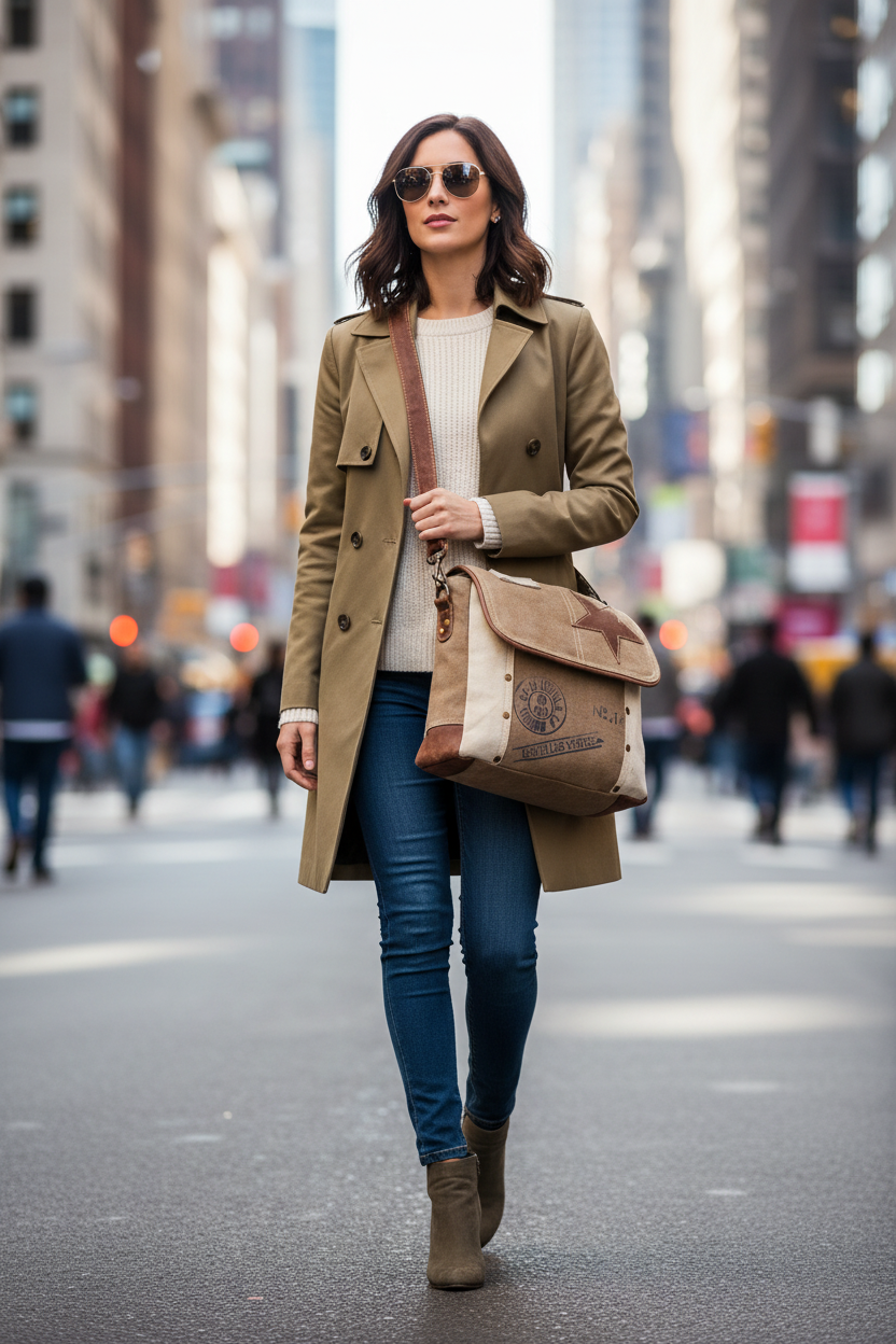 Leather Star Shoulder Bag