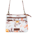 Myra Maple Ridge Cotton & Leather Crossbody Bag in Powder Sky
