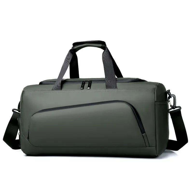 Large Capacity Gym & Travel Duffel Bag ｜ Multi-Compartment Shoe Storage ｜ Premium PU