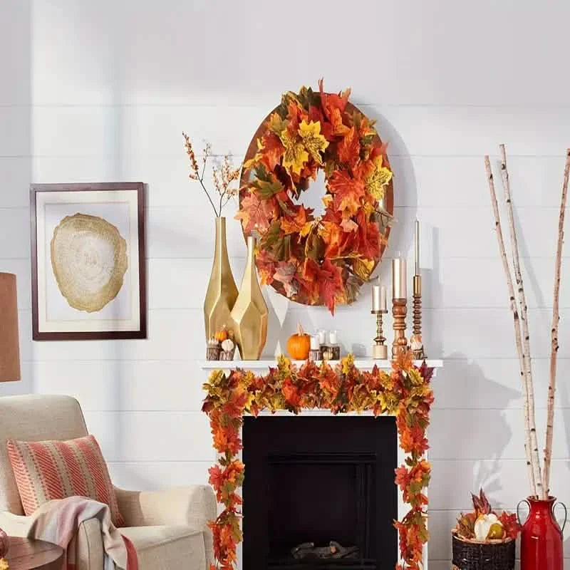 Artificial Maple Leaf Rattan