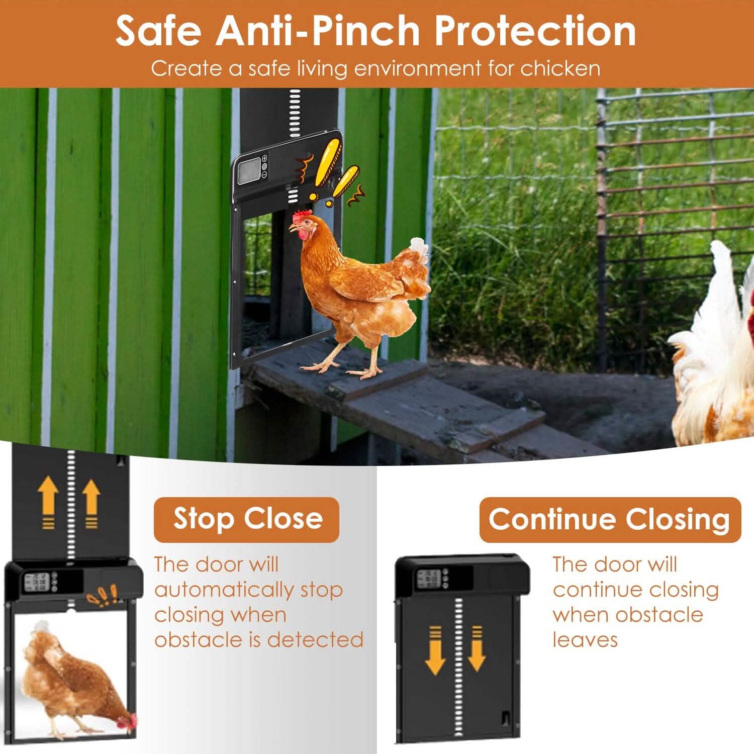 Automatic Chicken Coop Door with Timer Setting