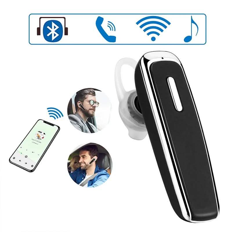 Bluetooth Wireless Trucker Headset With Mic Noise Cancellation