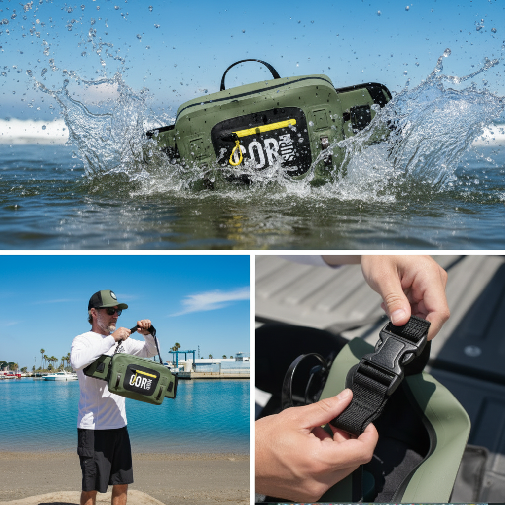 Molokai Waterproof Lumbar Pack - 8L (Free IPX8 Cell Phone Case)