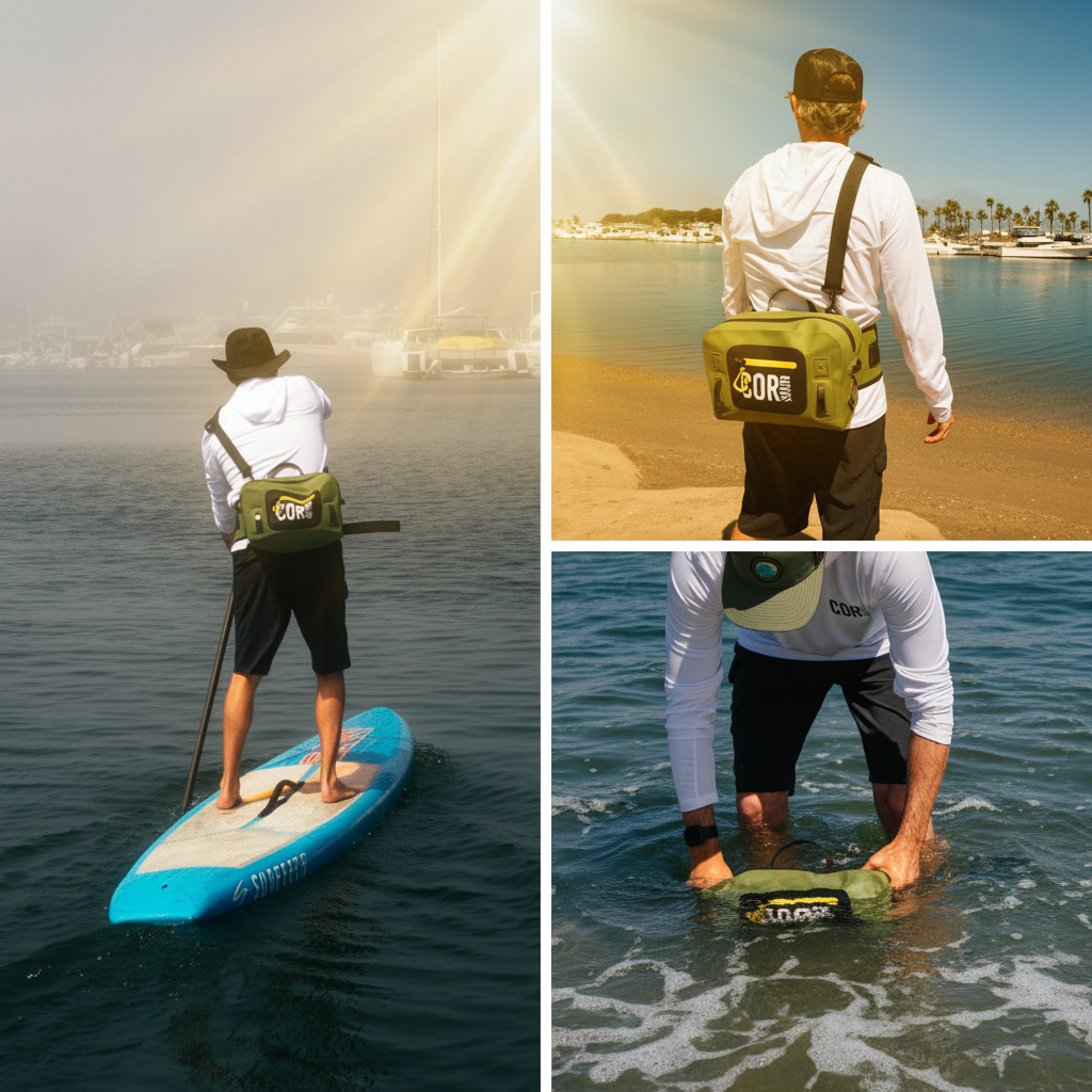 Molokai Waterproof Lumbar Pack - 8L (Free IPX8 Cell Phone Case)