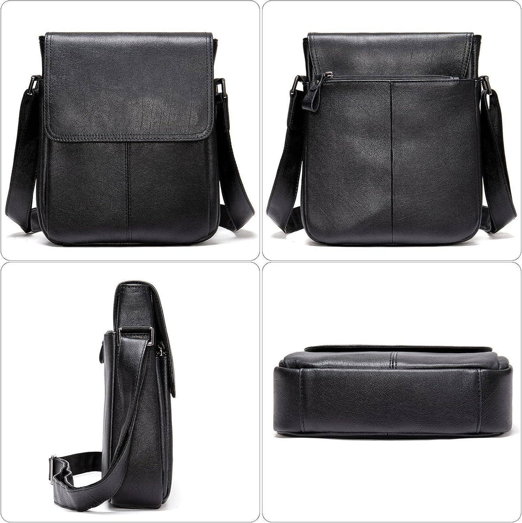 Men’s Leather Sling Bag – Professional Commute