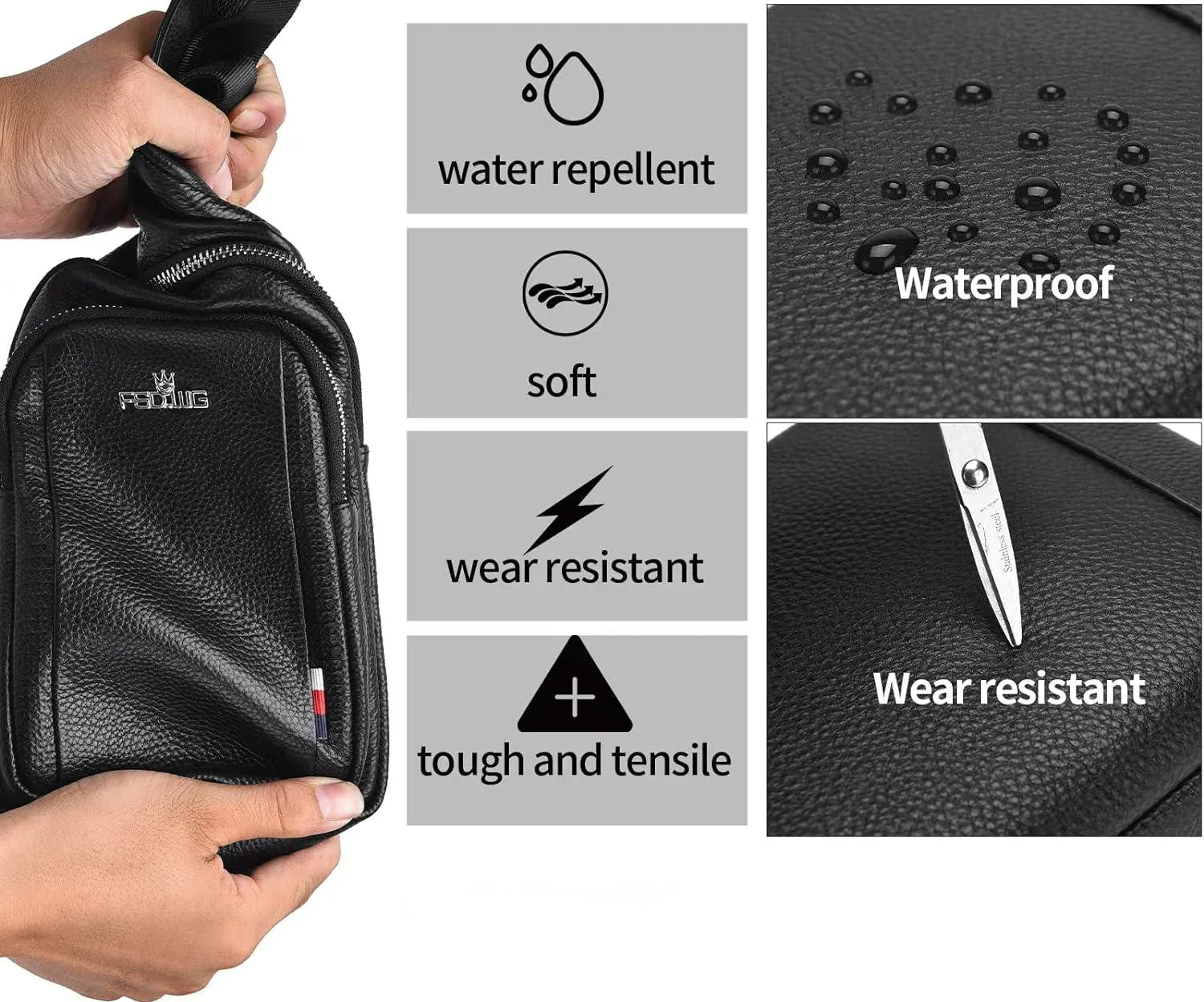 Men’s Leather Sling Bag – Modern Everyday Carry