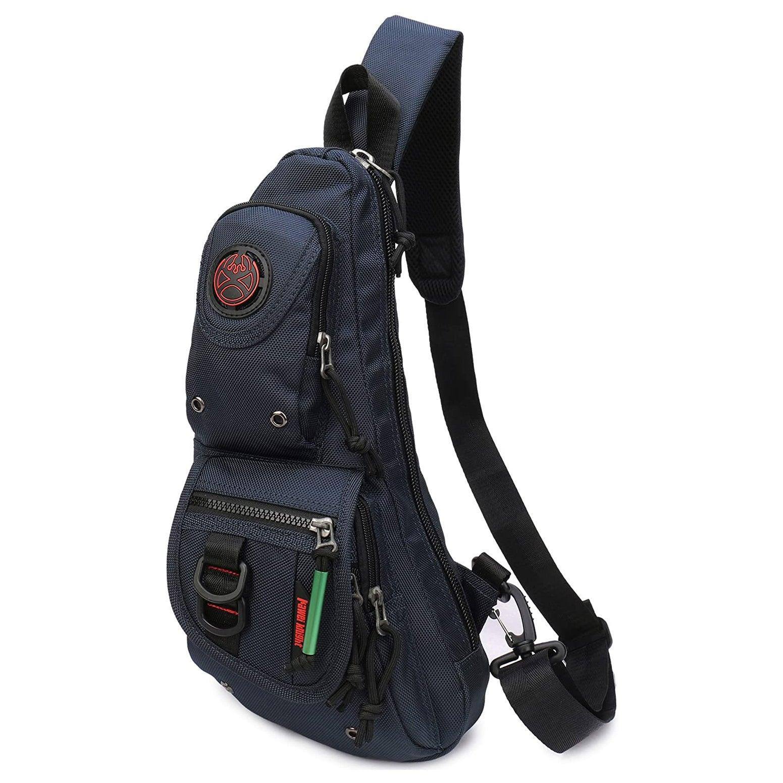 Men’s Nylon Sling Bag – Secure Anti-Theft