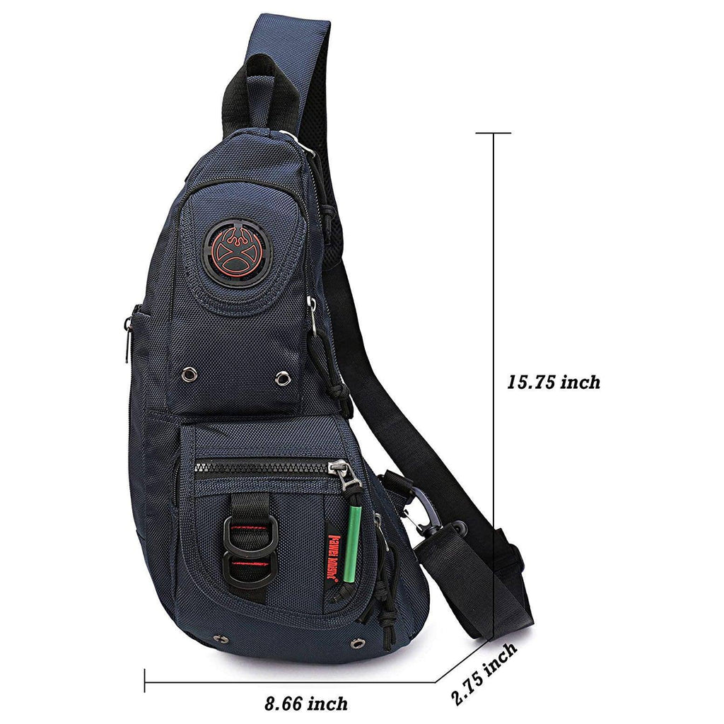 Men’s Nylon Sling Bag – Secure Anti-Theft
