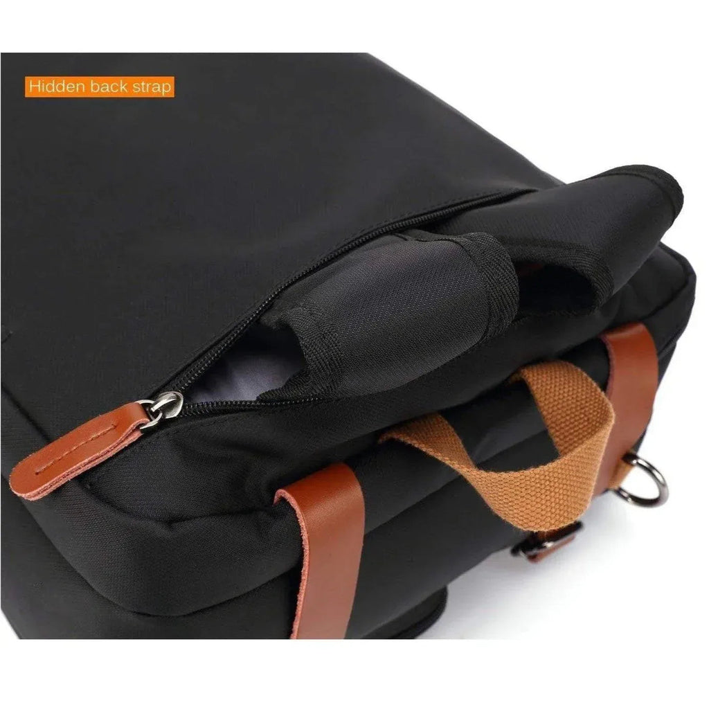 Men’s Oxford Messenger Bag – Convertible Work Laptop Ready