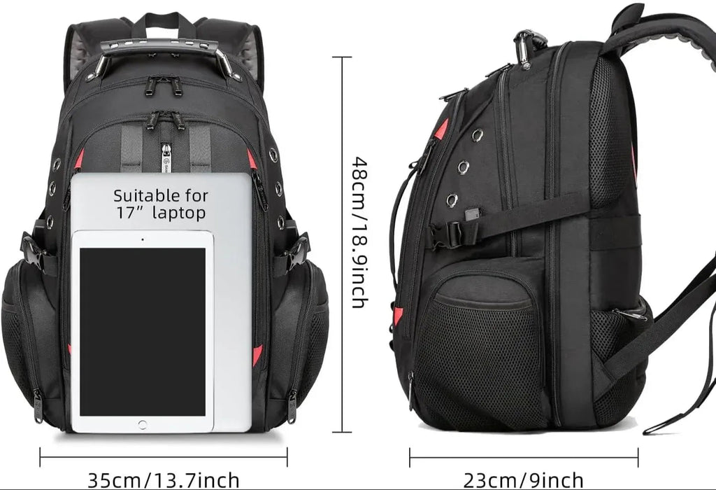 Men’s Oxford Backpack – TSA-Ready Travel Secure Anti-Theft