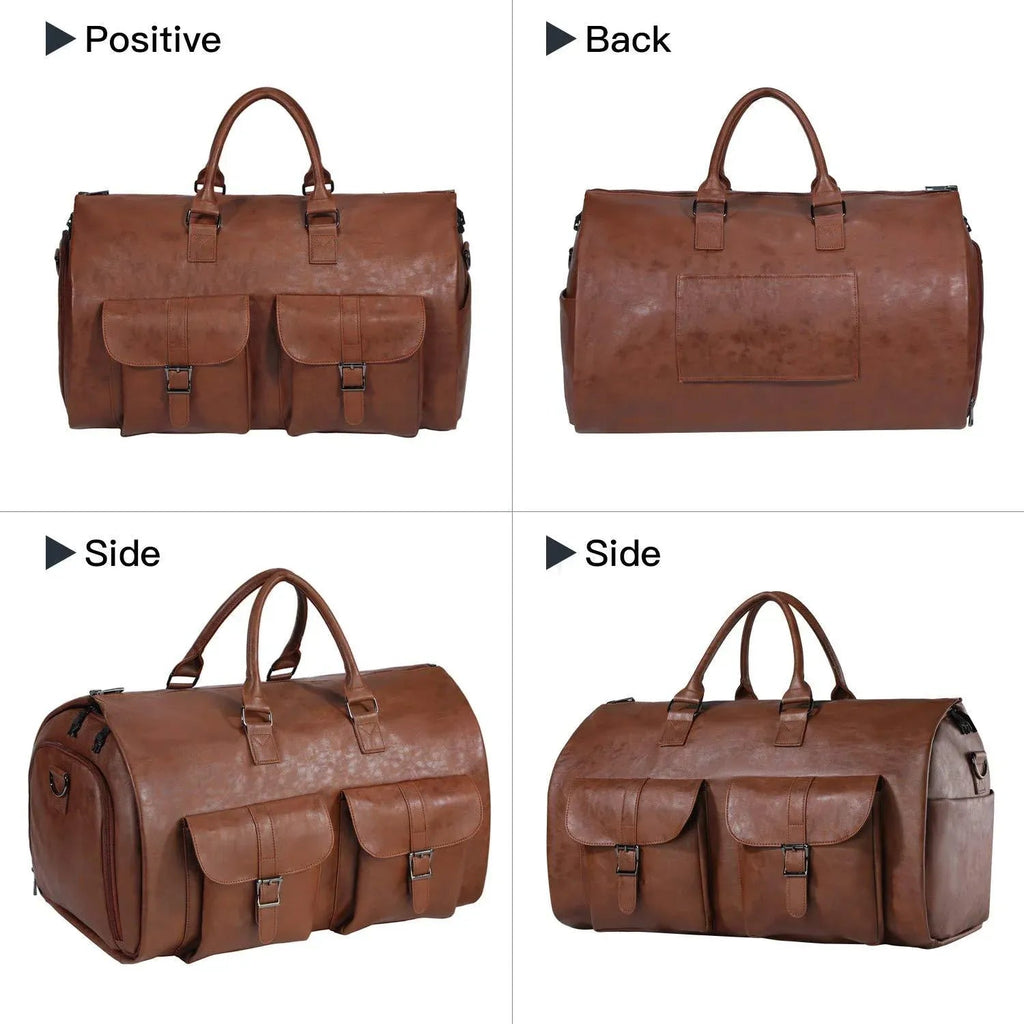 Men’s Leather Duffel Bag – Weekend Ready Classic Everyday