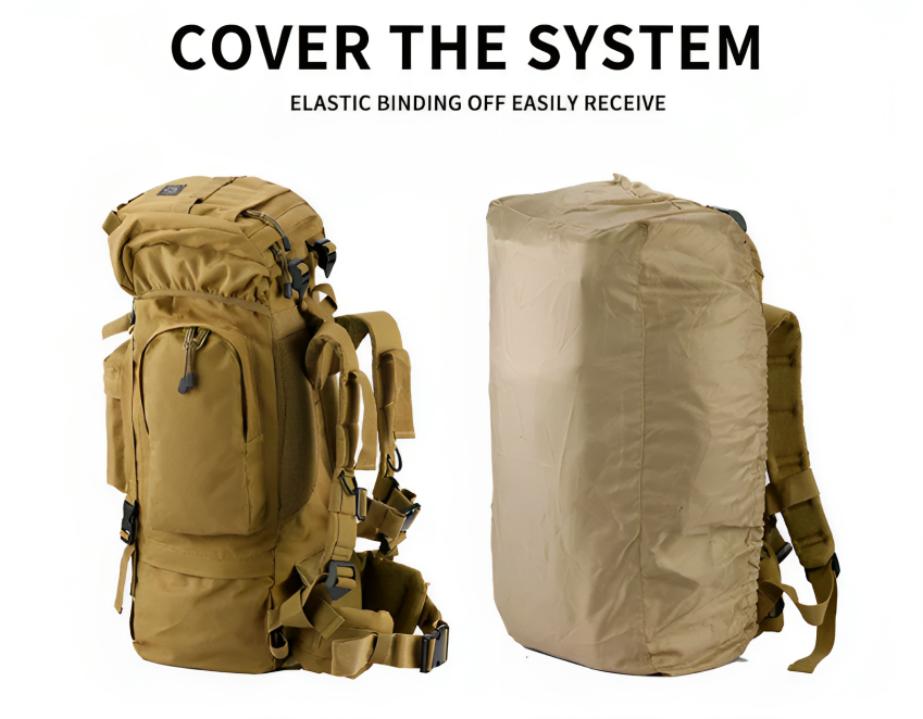 Waterproof 65L Large Capacity Tactical Backpack | Outdoor Sport Backpack | Hiking Backpack | Hunting Backpack
